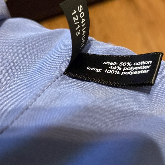 The Limited Women’s Gray/Blue & White Polka Dot Pencil Skirt. Size 2. - Picture 6 of 7